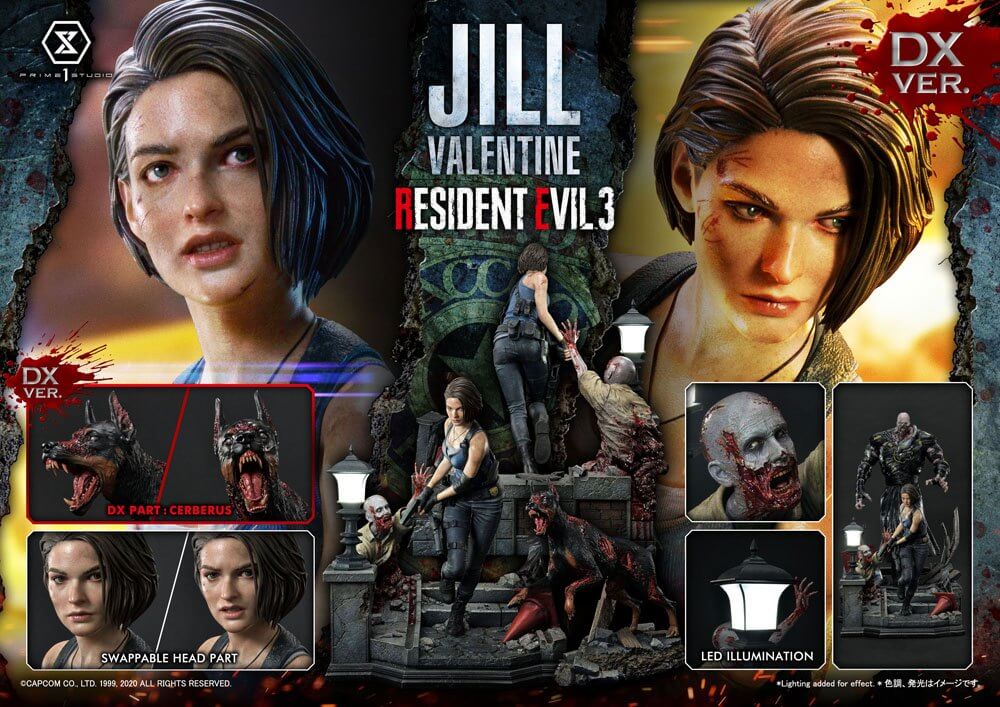 Resident Evil 3 Statue 1/4 Jill Valentine Deluxe Version 50cm - Scale Statue - Prime 1 Studio - Hobby Figures UK