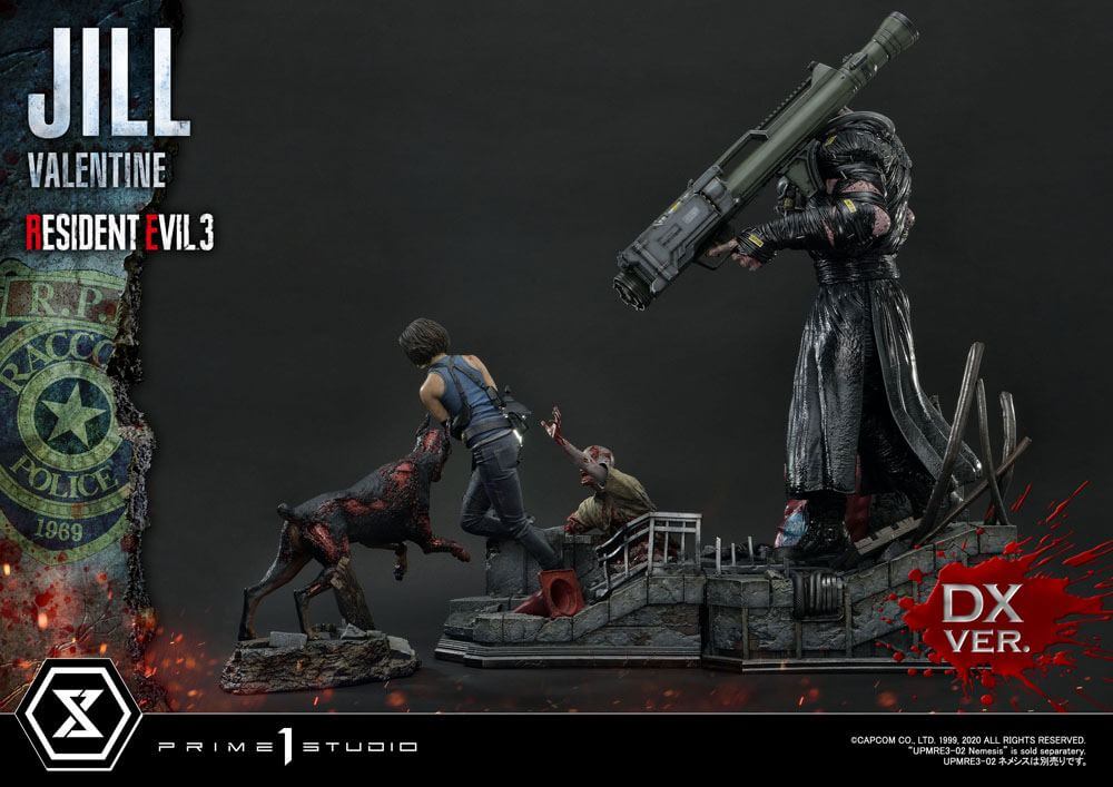 Resident Evil 3 Statue 1/4 Jill Valentine Deluxe Version 50cm - Scale Statue - Prime 1 Studio - Hobby Figures UK