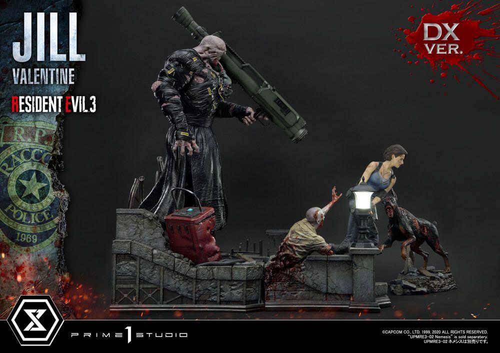 Resident Evil 3 Statue 1/4 Jill Valentine Deluxe Version 50cm - Scale Statue - Prime 1 Studio - Hobby Figures UK