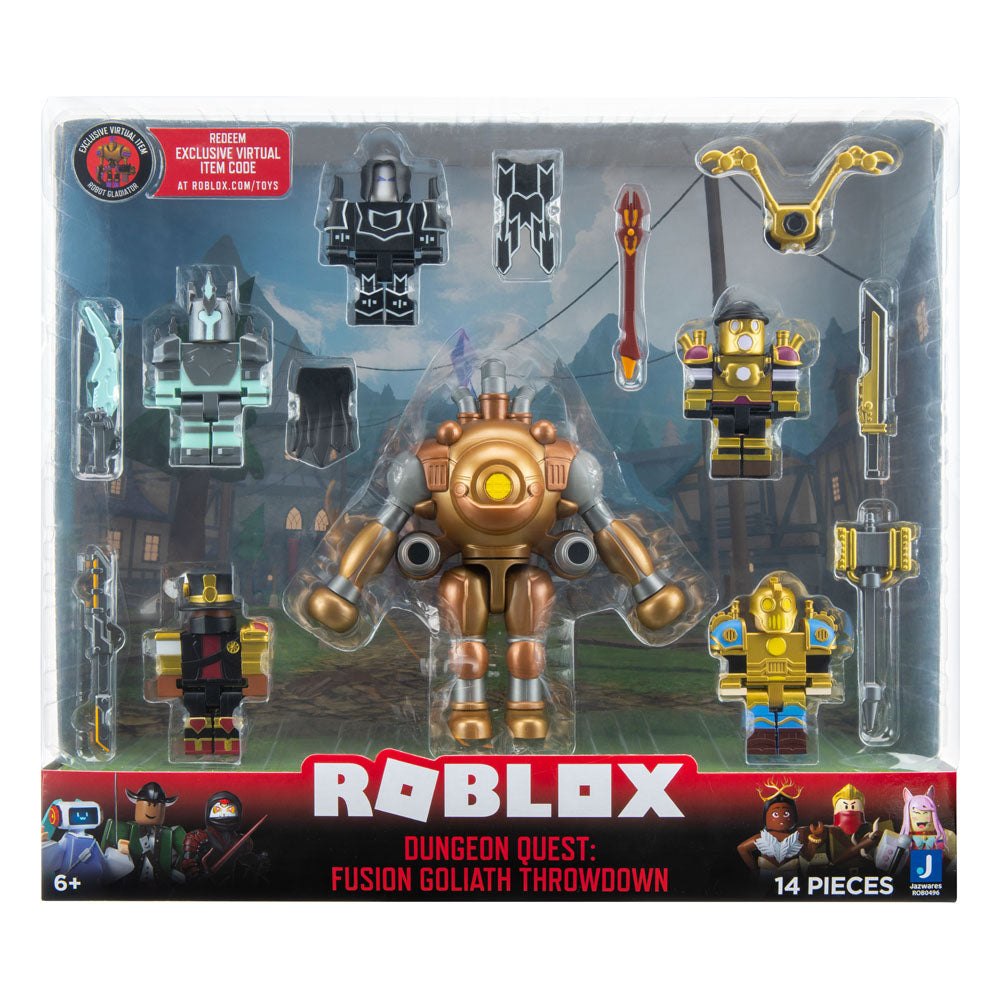 Roblox Action Figures Playset Dungeon Quest: Fusion Goliath Throwdown - Action Figures - Jazwares - Hobby Figures UK