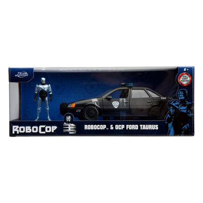 Robocop Hollywood Rides Diecast Model 1/24 1986 Ford Taurus with Robocop Figure - Action Figures - Jada Toys - Hobby Figures UK