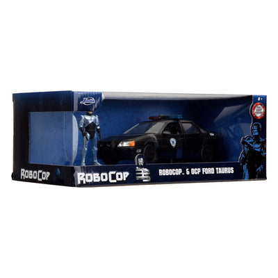 Robocop Hollywood Rides Diecast Model 1/24 1986 Ford Taurus with Robocop Figure - Action Figures - Jada Toys - Hobby Figures UK