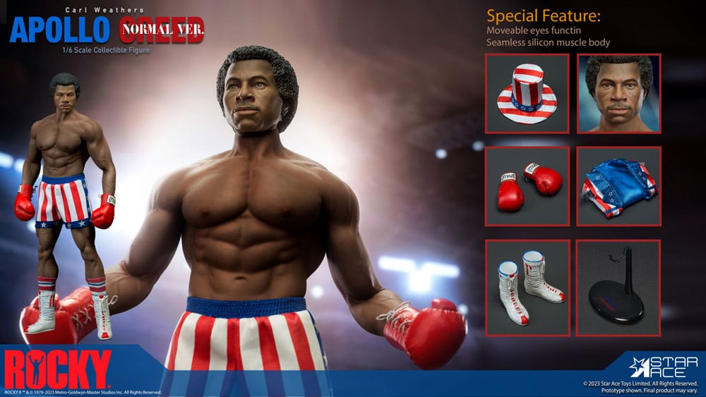 Rocky Statue 1/6 Apollo Creed Normal Version 36cm - Scale Statue - Star Ace Toys - Hobby Figures UK