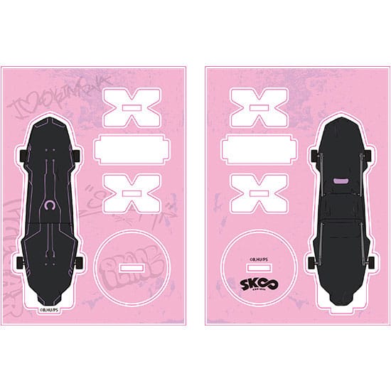 SK8 the Infinity Acrylic Figure Cherry Blossom 14cm - Mini Figures - Orange Rouge - Hobby Figures UK