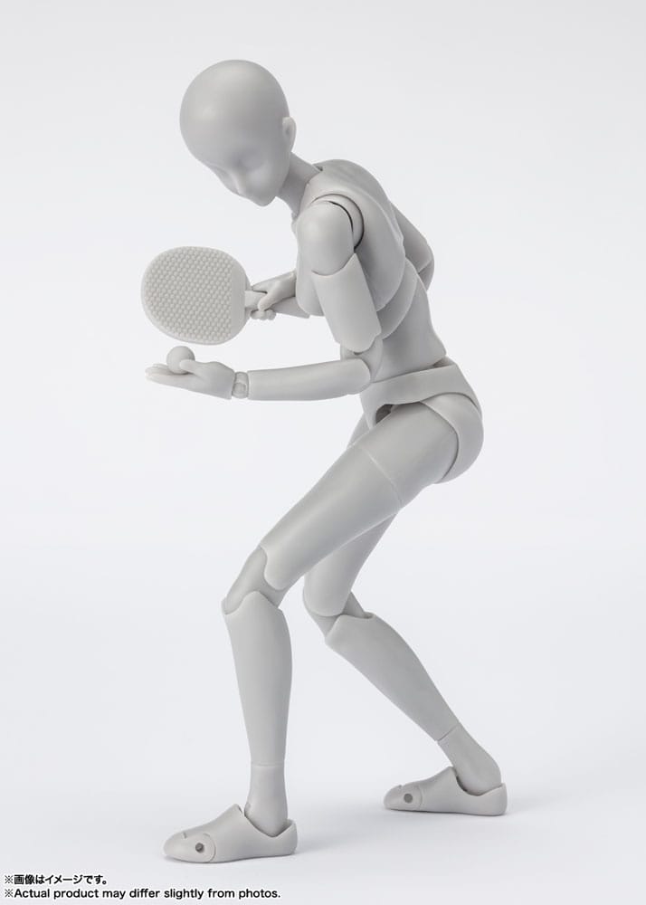 S.H. Figuarts Action Figure Body-Chan Sports Edition DX Set (Gray Color Ver.) 14cm - Action Figures - Bandai Tamashii Nations - Hobby Figures UK