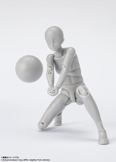 S.H. Figuarts Action Figure Body-Chan Sports Edition DX Set (Gray Color Ver.) 14cm - Action Figures - Bandai Tamashii Nations - Hobby Figures UK