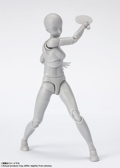 S.H. Figuarts Action Figure Body-Chan Sports Edition DX Set (Gray Color Ver.) 14cm - Action Figures - Bandai Tamashii Nations - Hobby Figures UK