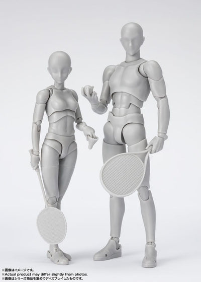 S.H. Figuarts Action Figure Body-Chan Sports Edition DX Set (Gray Color Ver.) 14cm - Action Figures - Bandai Tamashii Nations - Hobby Figures UK