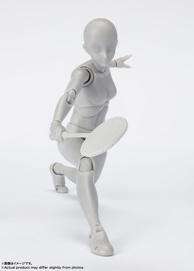 S.H. Figuarts Action Figure Body-Chan Sports Edition DX Set (Gray Color Ver.) 14cm - Action Figures - Bandai Tamashii Nations - Hobby Figures UK