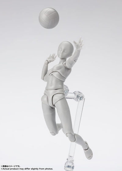 S.H. Figuarts Action Figure Body-Chan Sports Edition DX Set (Gray Color Ver.) 14cm - Action Figures - Bandai Tamashii Nations - Hobby Figures UK