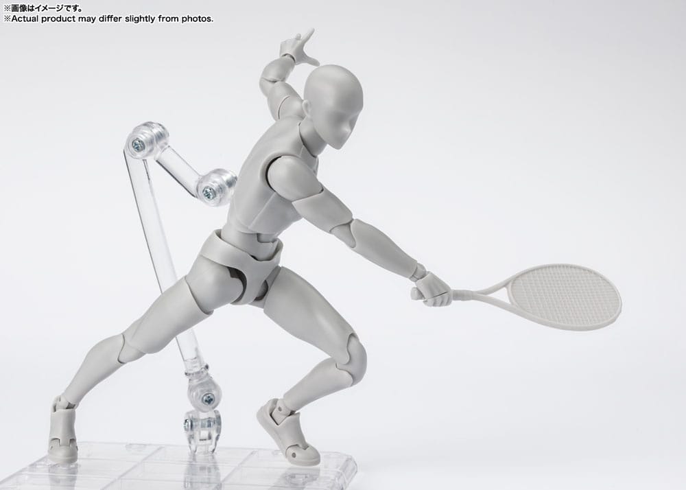S.H. Figuarts Action Figure Body-Kun Sports Edition DX Set (Gray Color Ver.) 16cm - Action Figures - Bandai Tamashii Nations - Hobby Figures UK
