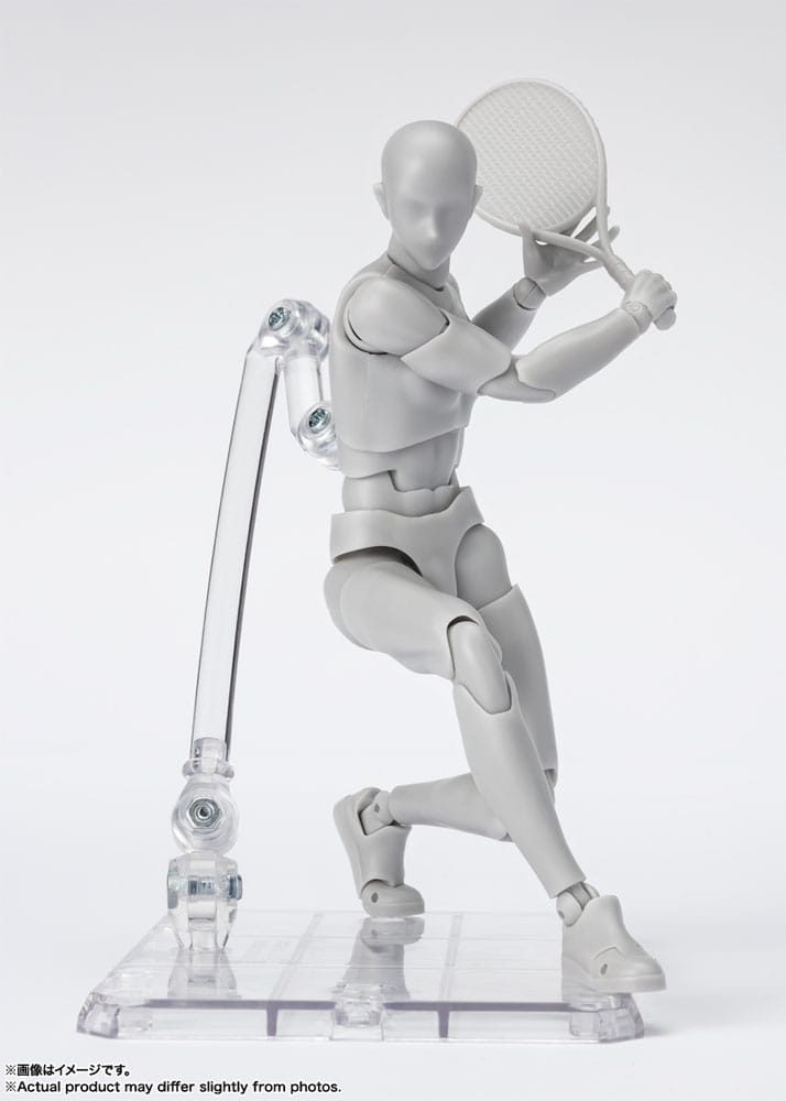 S.H. Figuarts Action Figure Body-Kun Sports Edition DX Set (Gray Color Ver.) 16cm - Action Figures - Bandai Tamashii Nations - Hobby Figures UK