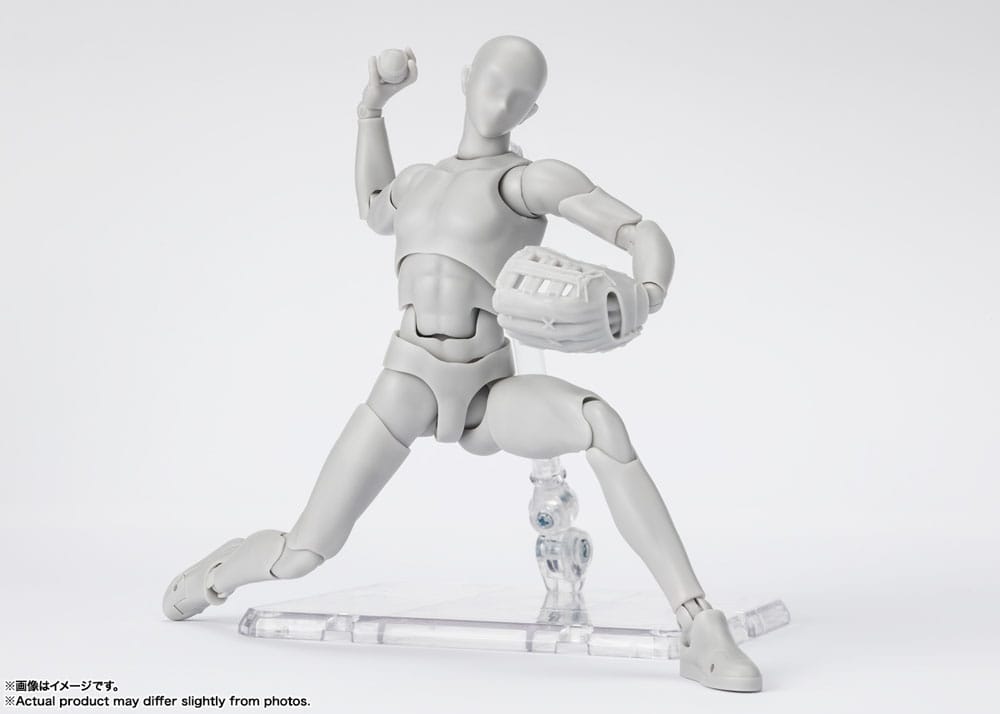S.H. Figuarts Action Figure Body-Kun Sports Edition DX Set (Gray Color Ver.) 16cm - Action Figures - Bandai Tamashii Nations - Hobby Figures UK