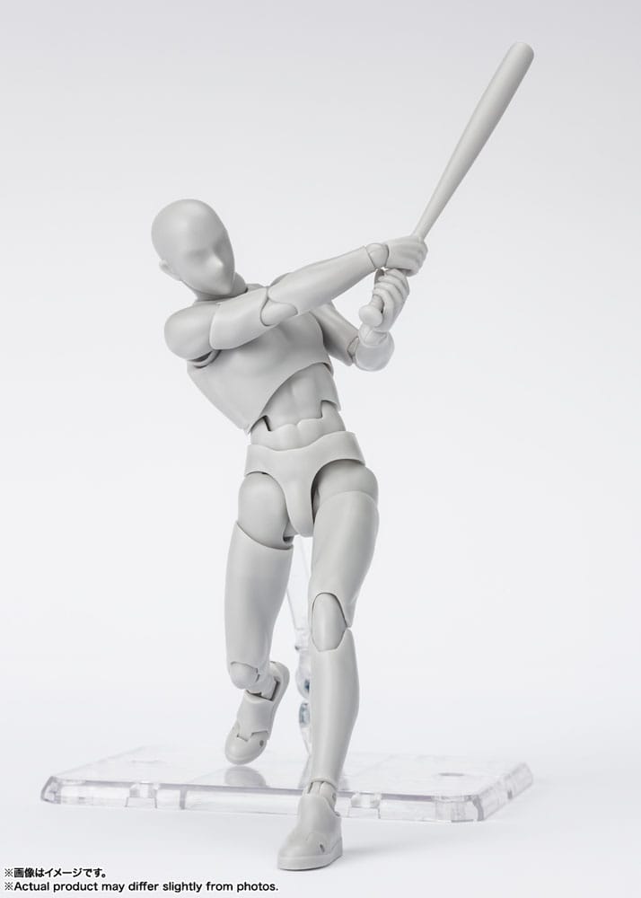 S.H. Figuarts Action Figure Body-Kun Sports Edition DX Set (Gray Color Ver.) 16cm - Action Figures - Bandai Tamashii Nations - Hobby Figures UK