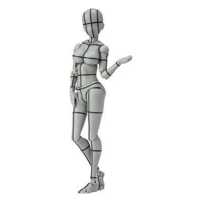 S.H. Figuarts Body Chan Action Figure Kentaro Yabuki Wireframe Gray Color Version 14cm - Action Figures - Bandai Tamashii Nations - Hobby Figures UK