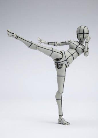 S.H. Figuarts Body Chan Action Figure Kentaro Yabuki Wireframe Gray Color Version 14cm - Action Figures - Bandai Tamashii Nations - Hobby Figures UK