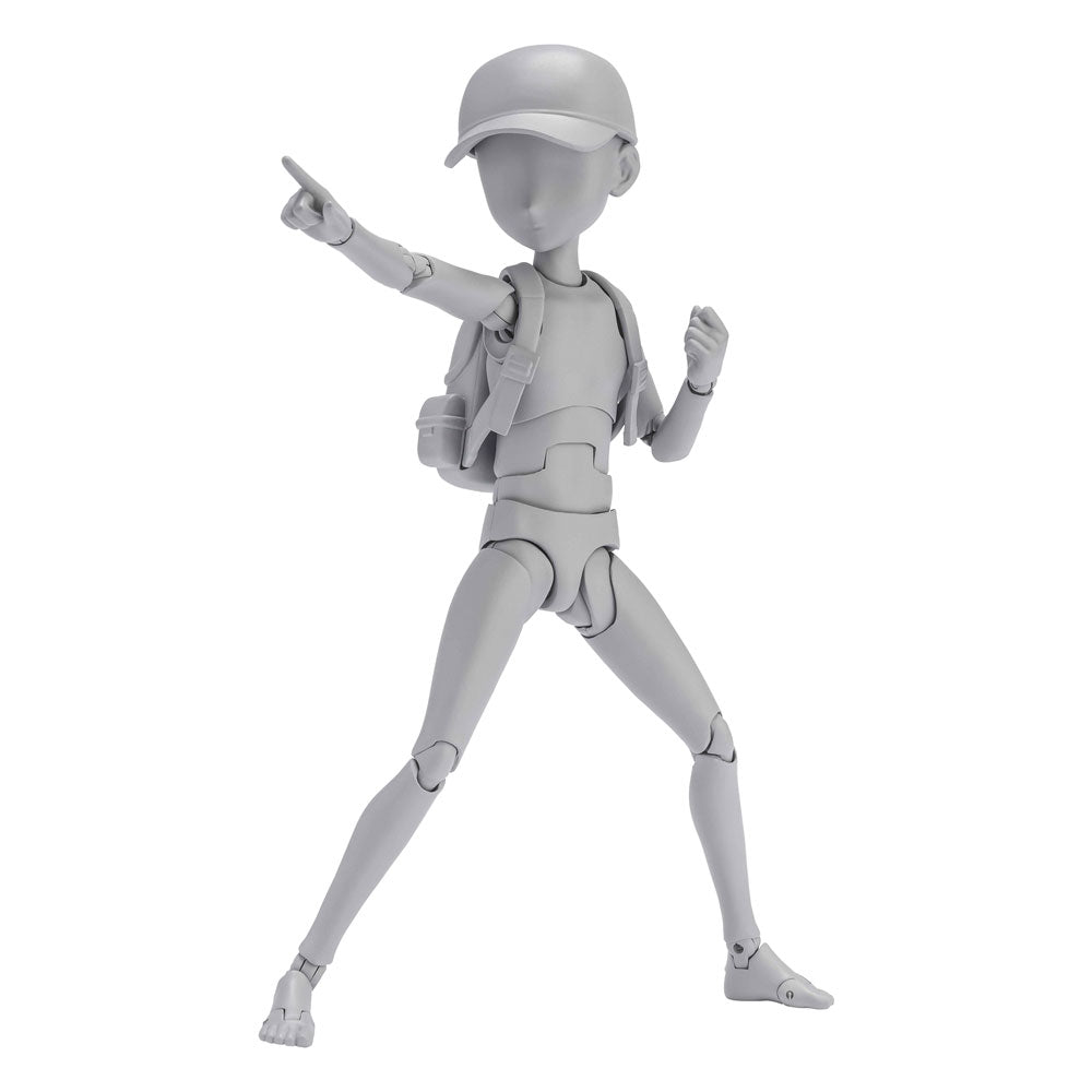S.H. Figuarts Body Kun Action Figure Ken Sugimori Edition DX Set (Gray Color Ver.) 13cm - Action Figures - Bandai Tamashii Nations - Hobby Figures UK