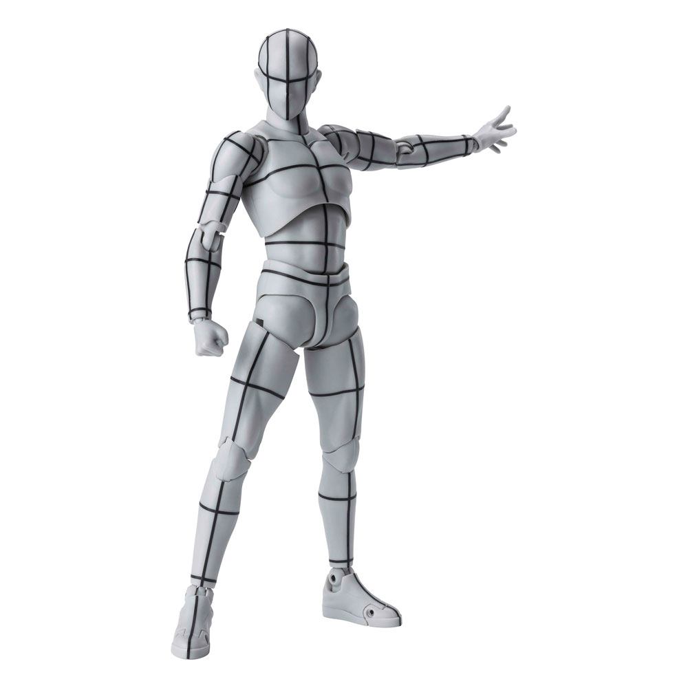S.H. Figuarts Body Kun Action Figure Wireframe Gray Color Version 15cm - Action Figures - Bandai Tamashii Nations - Hobby Figures UK