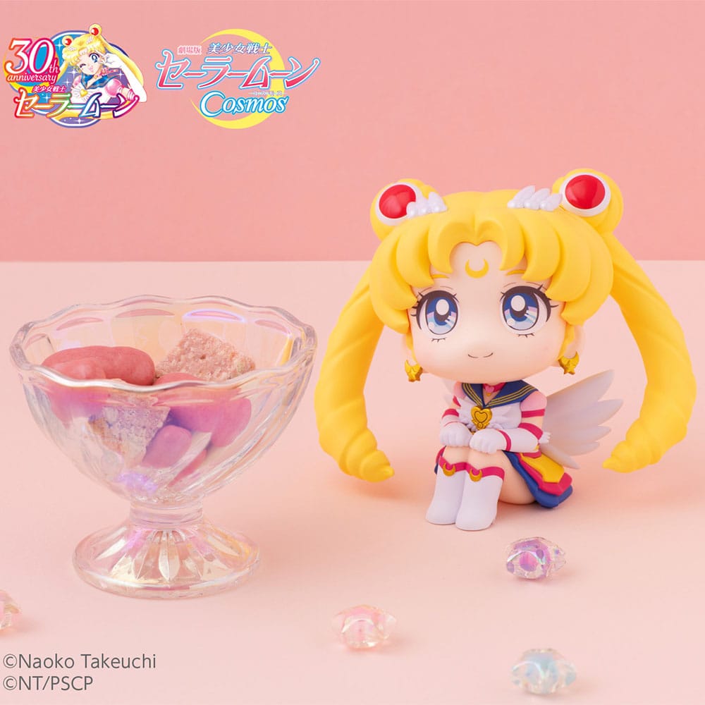 Sailor Moon Cosmos The Movie Look Up PVC Statues Eternal Sailor Moon & Eternal Sailor Chibi Moon Limited Ver. 11cm - Scale Statue - Megahouse - Hobby Figures UK