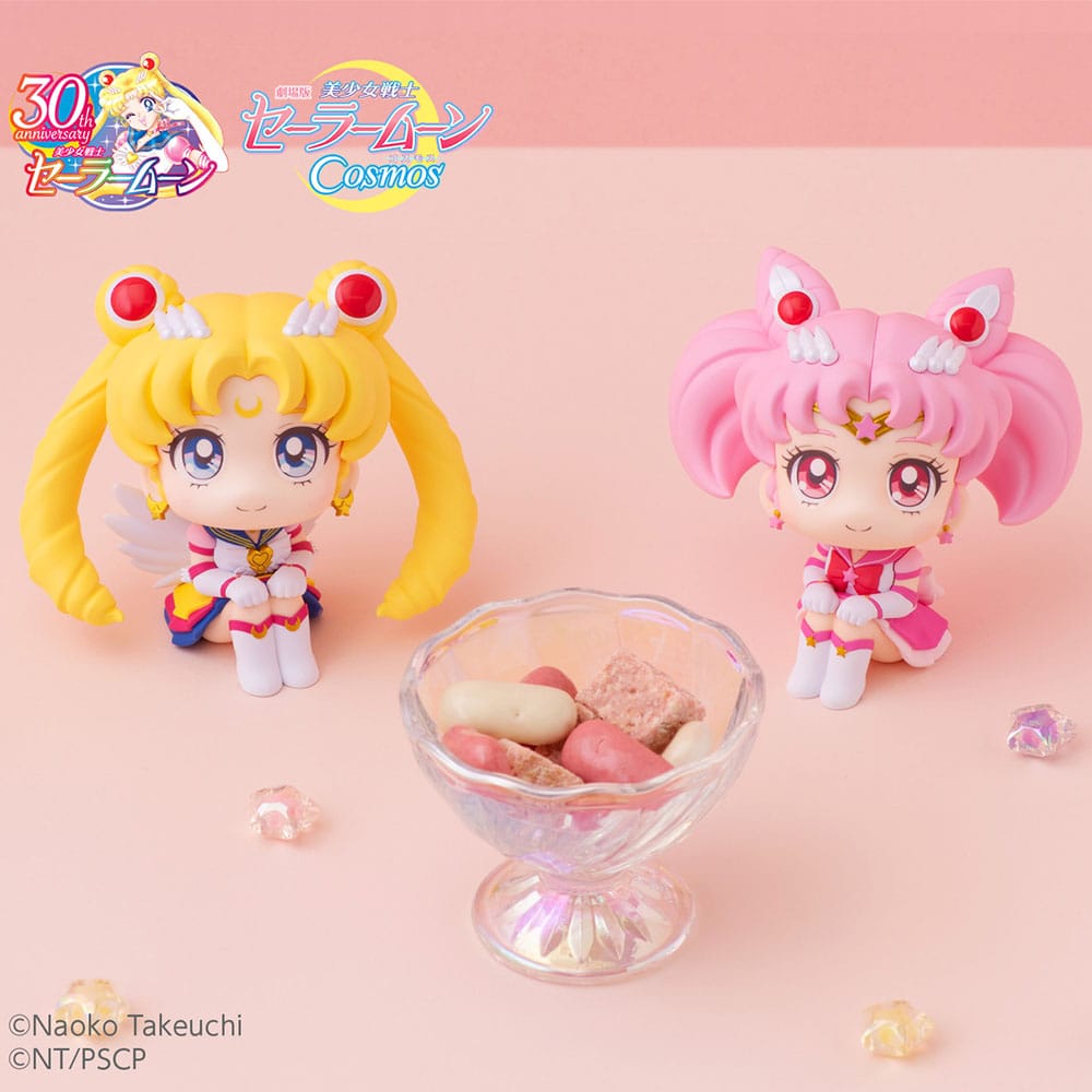 Sailor Moon Cosmos The Movie Look Up PVC Statues Eternal Sailor Moon & Eternal Sailor Chibi Moon Limited Ver. 11cm - Scale Statue - Megahouse - Hobby Figures UK