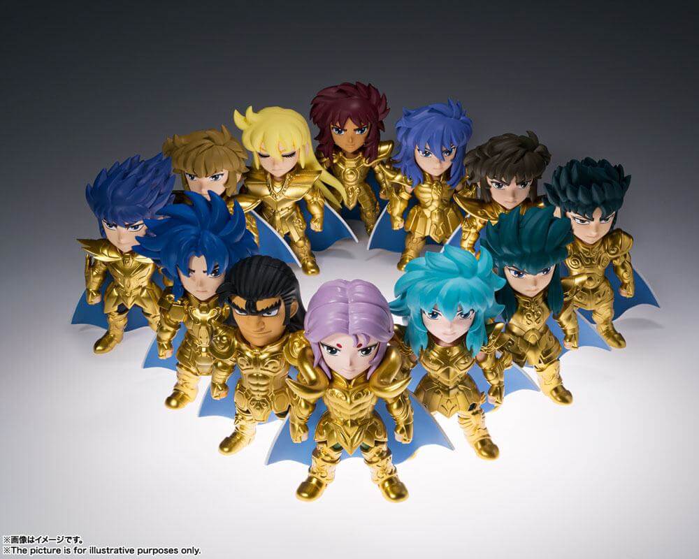 Saint Seiya ARTlized Tamashii Nations Box Mini Figures 8cm The Supreme Gold Saints Assemble! Display 12-Assorment - Mini Figures - Bandai Tamashii Nations - Hobby Figures UK