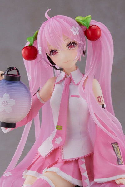Sakura Miku AMP+ PVC Statue Sakura Lantern Ver. 20cm - Scale Statue - Taito - Hobby Figures UK