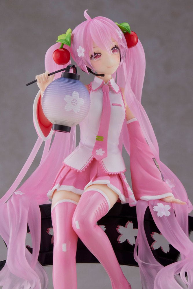 Sakura Miku AMP+ PVC Statue Sakura Lantern Ver. 20cm - Scale Statue - Taito - Hobby Figures UK