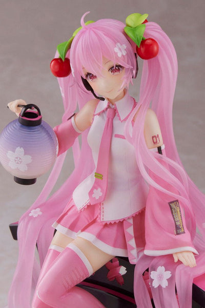 Sakura Miku AMP+ PVC Statue Sakura Lantern Ver. 20cm - Scale Statue - Taito - Hobby Figures UK