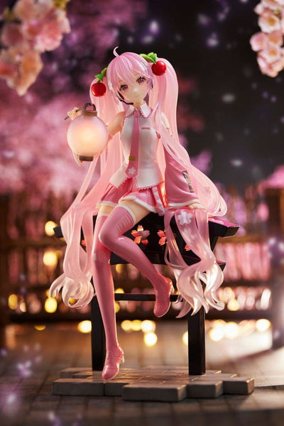 Sakura Miku AMP+ PVC Statue Sakura Lantern Ver. 20cm - Scale Statue - Taito - Hobby Figures UK
