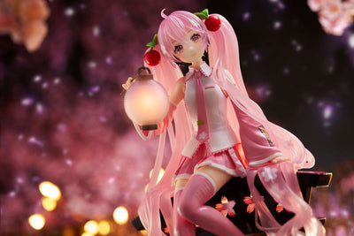 Sakura Miku AMP+ PVC Statue Sakura Lantern Ver. 20cm - Scale Statue - Taito - Hobby Figures UK