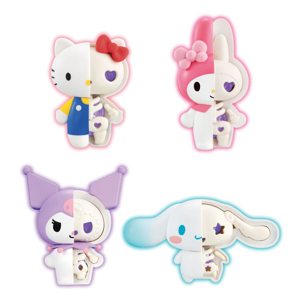 Sanrio Characters Kaitai Fantasy Minifigure 4-Pack Fancy Purple Mix 6cm - Mini Figures - Megahouse - Hobby Figures UK