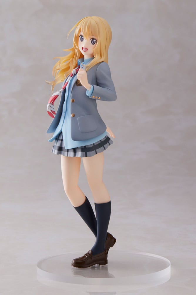 Shigatsu wa Kimi no Uso Coreful PVC Statue Kaori Miyazono School Uniform Ver. - Scale Statue - Taito Prize - Hobby Figures UK