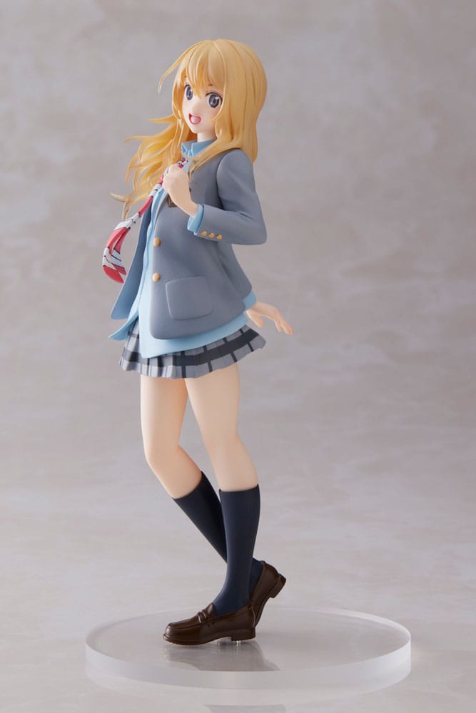 Shigatsu wa Kimi no Uso Coreful PVC Statue Kaori Miyazono School Uniform Ver. - Scale Statue - Taito Prize - Hobby Figures UK