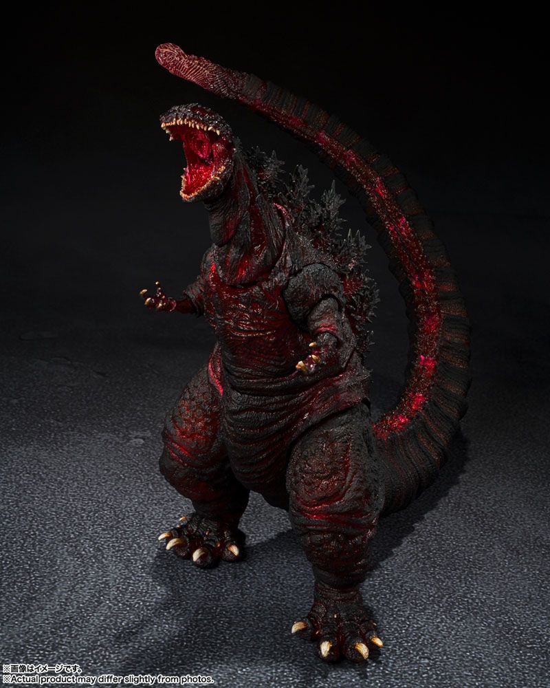 Shin Godzilla S.H. MonsterArts Action Figure Godzilla 4th Form Night Combat Ver. 18cm - Action Figures - Bandai Tamashii Nations - Hobby Figures UK