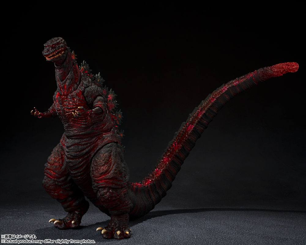 Shin Godzilla S.H. MonsterArts Action Figure Godzilla 4th Form Night Combat Ver. 18cm - Action Figures - Bandai Tamashii Nations - Hobby Figures UK