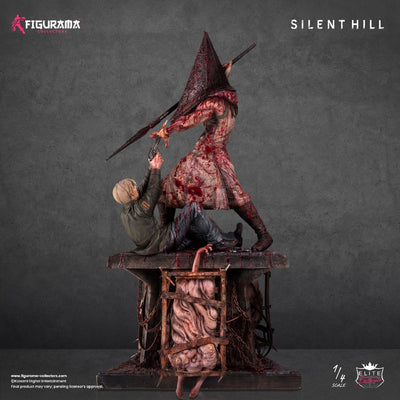 Silent Hill Elite Exclusive Statue 1/4 Red Pyramid Thing VS James Sunderland 88cm - Scale Statue - Figurama Collectors - Hobby Figures UK