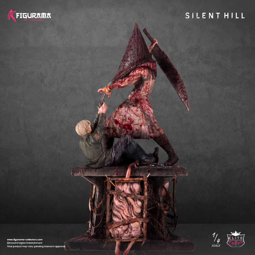 Silent Hill Elite Exclusive Statue 1/4 Red Pyramid Thing VS James Sunderland 88cm
