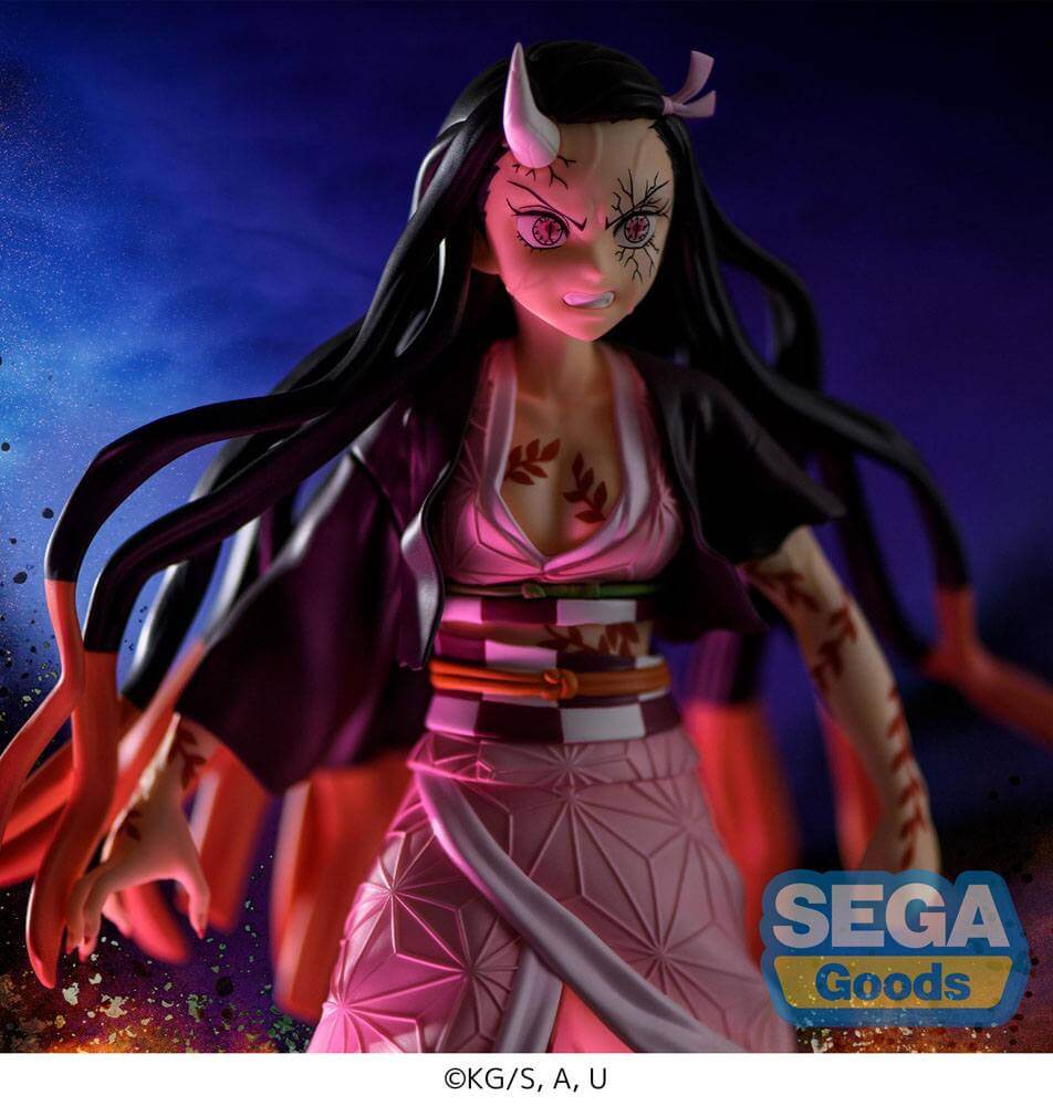 Demon Slayer: Kimetsu no Yaiba Figurizm PVC Statue Nezuko Kamado Demon Form Advancing Ver. 21cm - Scale Statue - Sega - Hobby Figures UK
