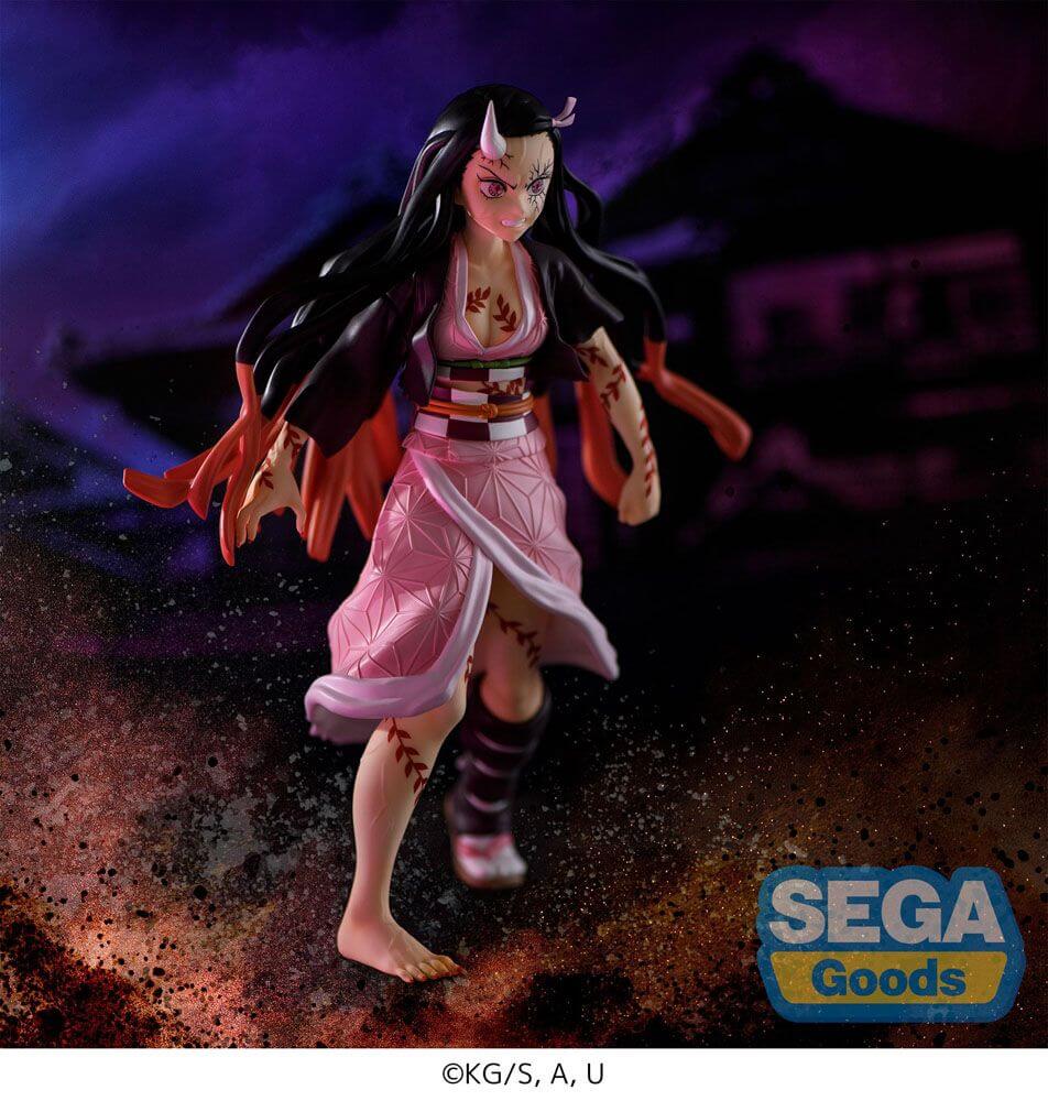 Demon Slayer: Kimetsu no Yaiba Figurizm PVC Statue Nezuko Kamado Demon Form Advancing Ver. 21cm - Scale Statue - Sega - Hobby Figures UK