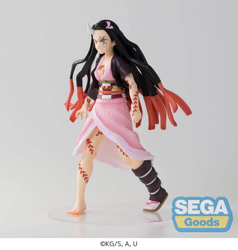 Demon Slayer: Kimetsu no Yaiba Figurizm PVC Statue Nezuko Kamado Demon Form Advancing Ver. 21cm - Scale Statue - Sega - Hobby Figures UK
