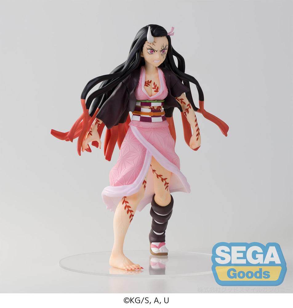 Demon Slayer: Kimetsu no Yaiba Figurizm PVC Statue Nezuko Kamado Demon Form Advancing Ver. 21cm - Scale Statue - Sega - Hobby Figures UK