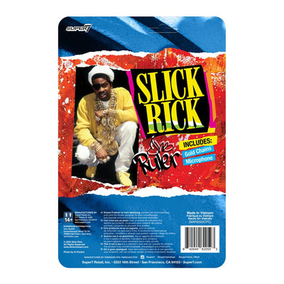 Slick Rick ReAction Action Figure Slick Rick Ruler 10cm - Action Figures - Super7 - Hobby Figures UK