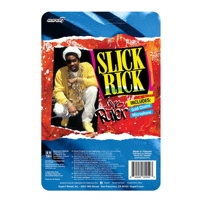 Slick Rick ReAction Action Figure Slick Rick Ruler 10cm - Action Figures - Super7 - Hobby Figures UK