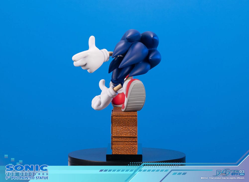 Sonic Adventure PVC Statue Sonic the Hedgehog Standard Edition 21cm - Scale Statue - First 4 Figures - Hobby Figures UK