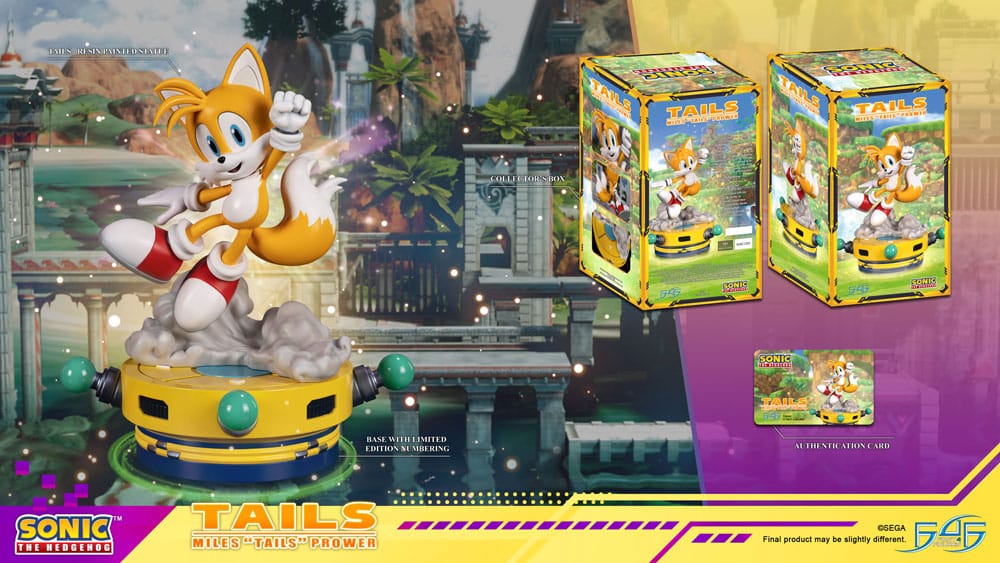 Sonic the Hedgehog Statue Tails 36cm - Scale Statue - First 4 Figures - Hobby Figures UK