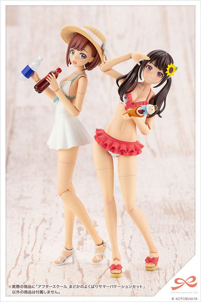 Sousai Shojo Teien Model Kit Accessory Set 1/10 After School Madoka's Well-Deserved Summer Vacation Set - Model Kit - Kotobukiya - Hobby Figures UK