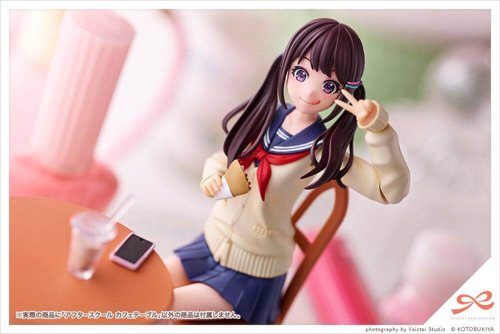 Sousai Shojo Teien Model Kit Accessory Set 1/10 After School Cafe Table 8cm - Model Kit - Kotobukiya - Hobby Figures UK