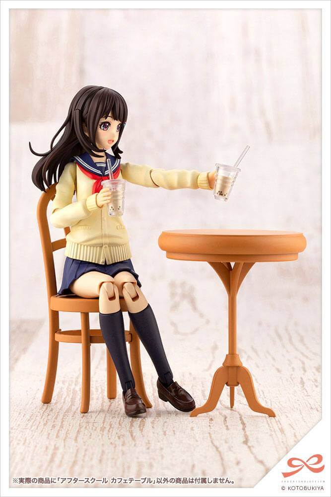 Sousai Shojo Teien Model Kit Accessory Set 1/10 After School Cafe Table 8cm - Model Kit - Kotobukiya - Hobby Figures UK