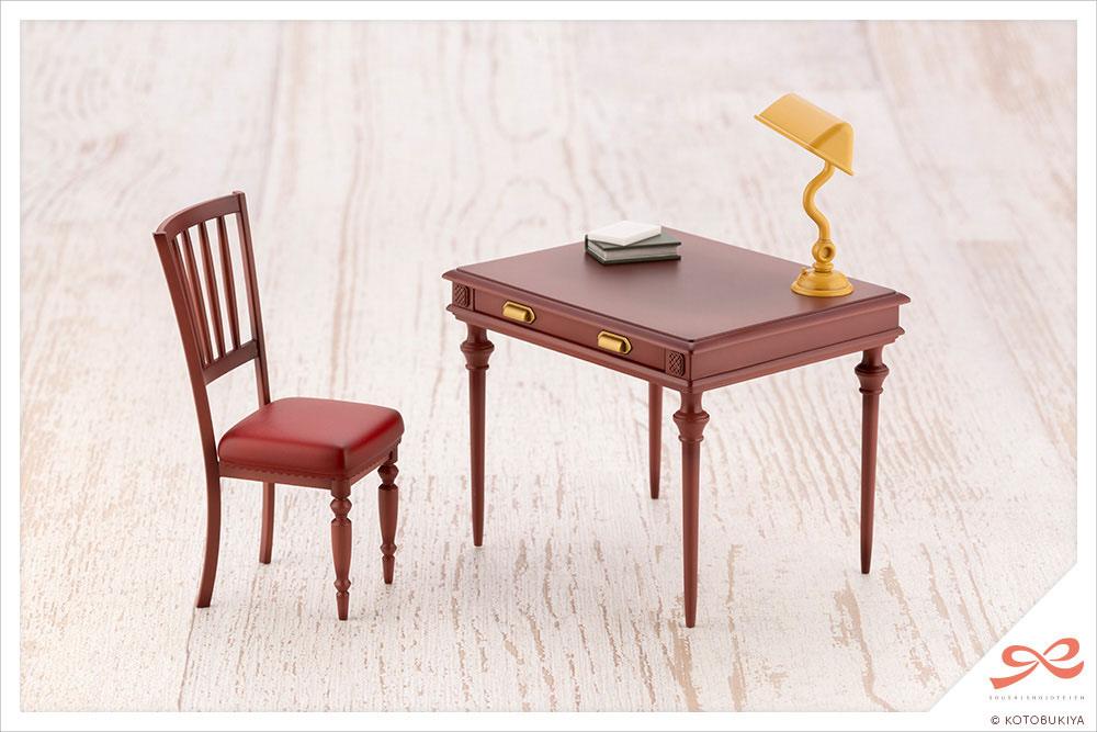 Sousai Shojo Teien Model Kit Accessory Set 1/10 After School Retro Desk 9cm - Action Figures - Kotobukiya - Hobby Figures UK