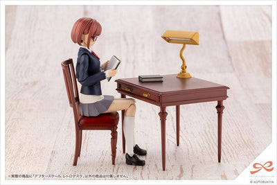 Sousai Shojo Teien Model Kit Accessory Set 1/10 After School Retro Desk 9cm - Action Figures - Kotobukiya - Hobby Figures UK